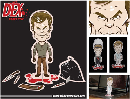 Dexter Paper Toy