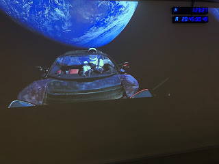 ELON MUSK'S TESLA CAR IN SPACE