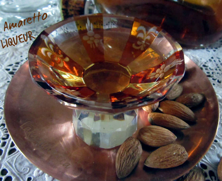 Amaretto liqueur by Laka kuharica: homemade Amaretto is so much better than store bought.