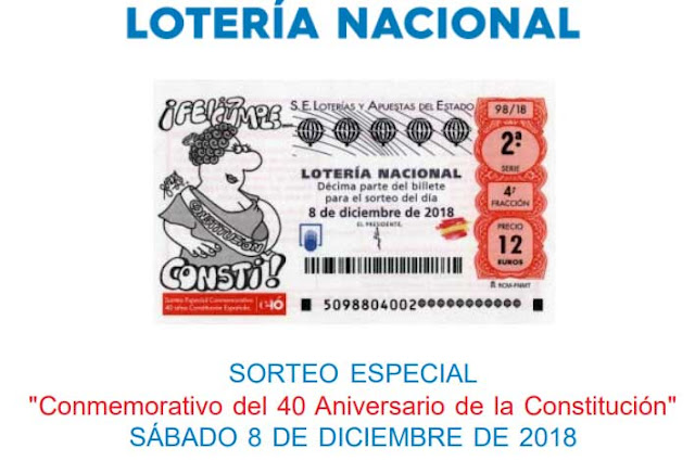 loteria nacional sabado 8 diciembre especial constitución