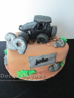 Bolo de aniversário 4x4