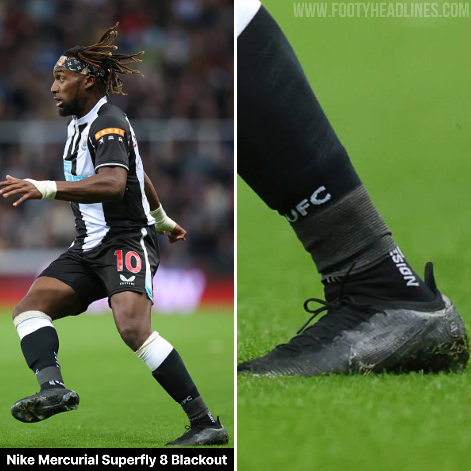 Saint-Maximin Wears Louis Vuitton Headbands In Premier League