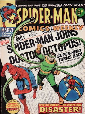 Spider-Man Comics Weekly #50, Dr Octopus, Iron Man
