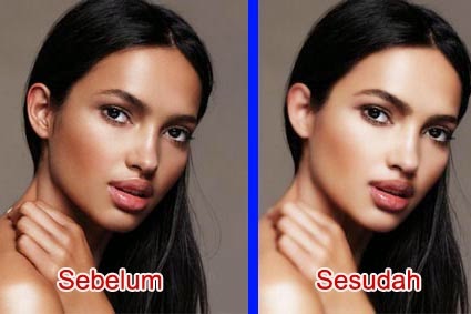 Memutihkan kulit Dengan Photoshop