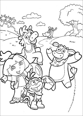 Download Dora The Explorer Swiper Coloring Pages - Colorings.net