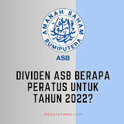 Dividen ASB Berapa Peratus Untuk Tahun 2022?