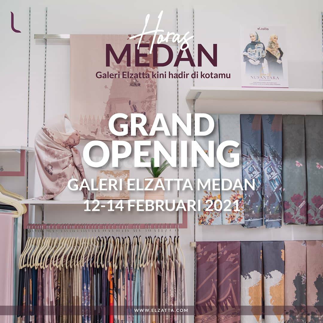 ELZATTA MEDAN Promo Grand Opening! Diskon 20% + GRATIS Voucher Belanja