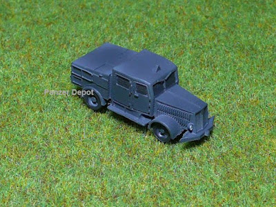 German Faun ZRS tractor gray