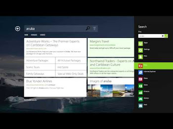 Searching with Bing on Windows 8 promotional video