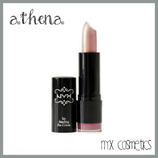 NYX lipstick athena pink