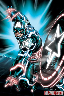 Captain America Tron Variant