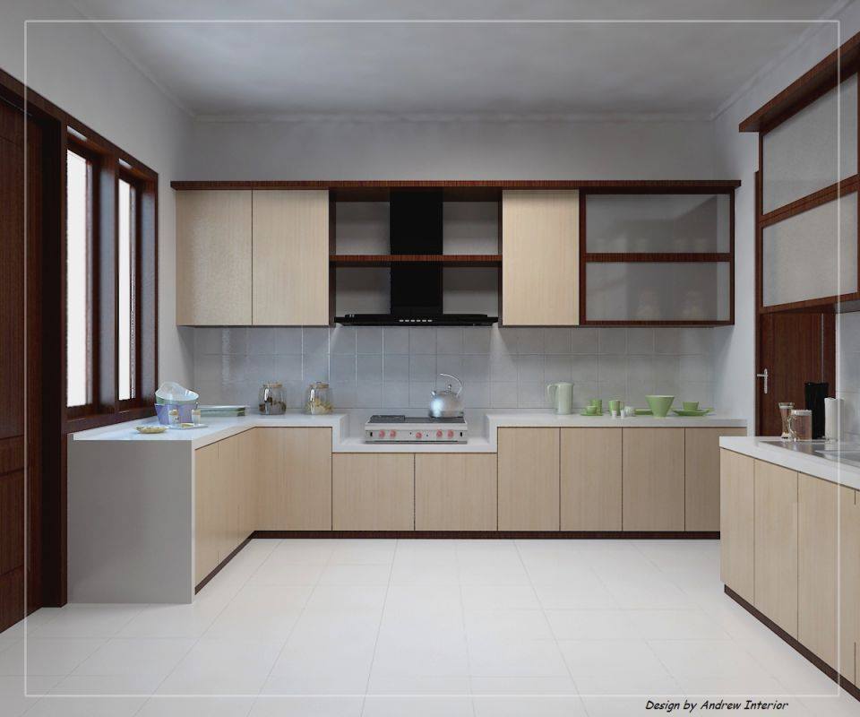 70 Gambar  Desain Dapur  Rumah Minimalis Sederhana Cantik  
