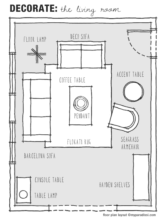  Living  Room Furniture Floor Plans 