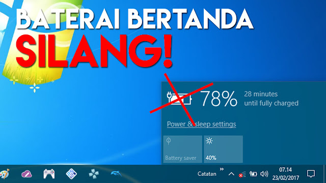 Cara Paling Mudah Menghilangkan Tanda Silang pada Baterai Laptop Kamu!