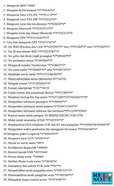 Kode-Kode Dial Rahasia Android