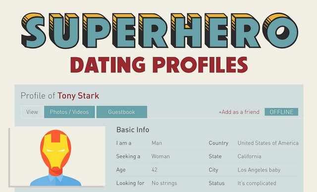 Image: Superhero Dating Profiles 