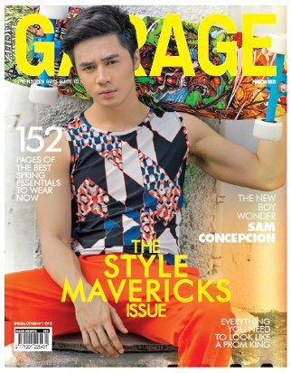 Sam Concepcion dubbed as the new boy wonder on Garage March 2013 issue