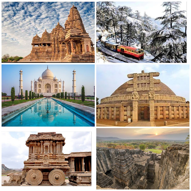 Details of world heritage sites in India | Bharat mein unesco ki virasat sthal | भारत के विश्व धरोहर स्थल