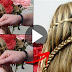 Learn - How To Make Quick And Easy Ladder Waterfall Braid Hairstyle, See Tutorial
