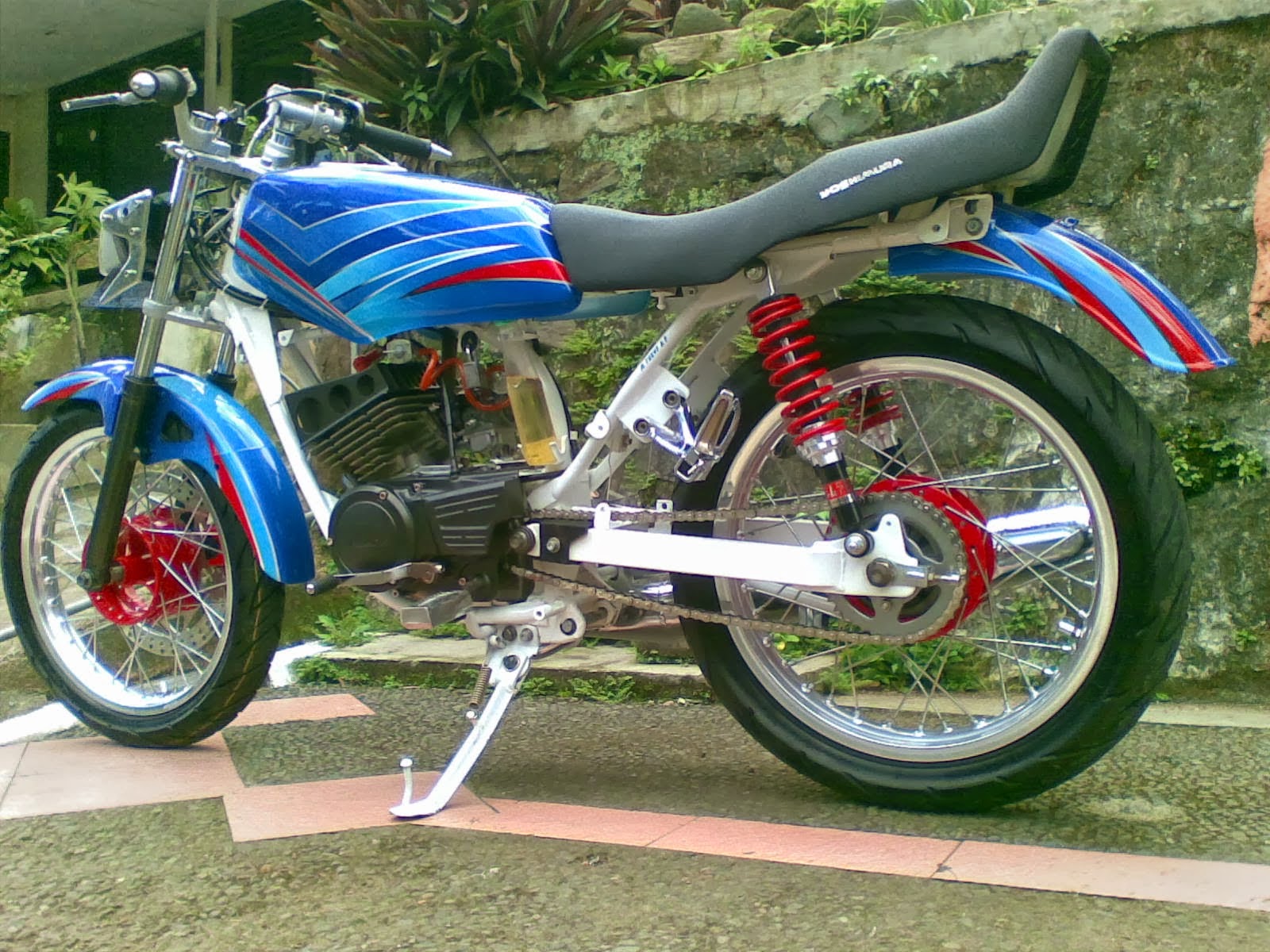 Modification Yamaha  Rx  King  Drag Modification Motorcycle 