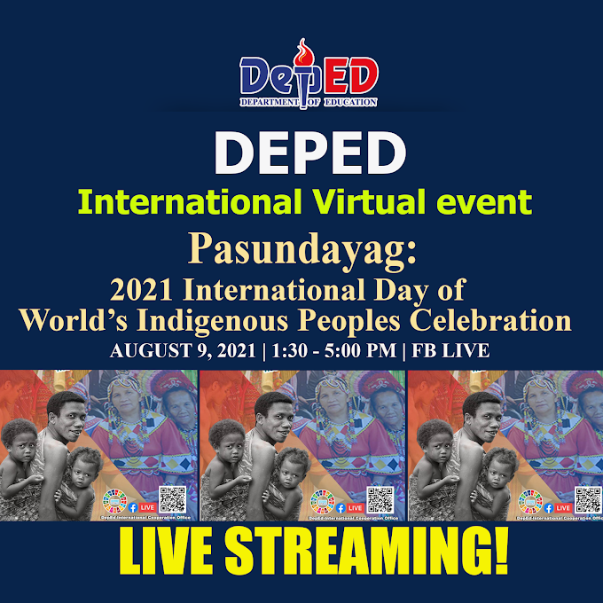  DepEd Pasundayag 2021 Live Streaming Link | International Virtual Event