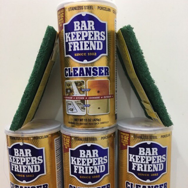 CHẤT LÀM SẠCH VÁCH KÍNH, ĐÁNH BÓNG XOONG NỒI, THIẾT BỊ VỆ SINH- BAR KEEPERS FRIEND