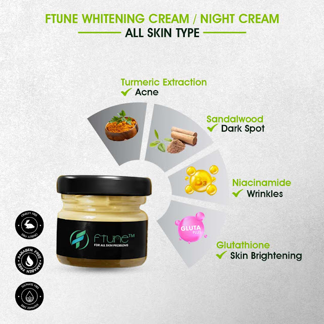 Ethereal Glow and Natural whitening with Ftune's Natural Whitening Cream Review