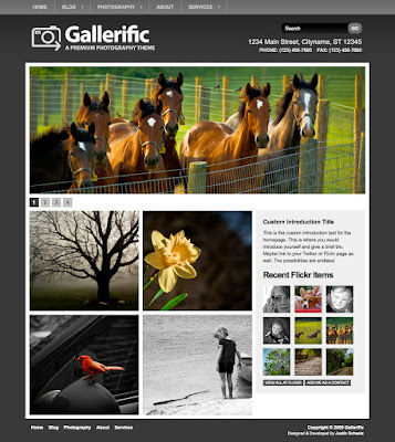 Gallerific - Photography Wordpress Theme Free Download