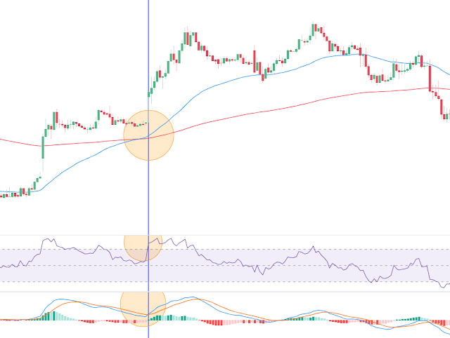 MOVING AVERAGE + RSI + MACD Combination