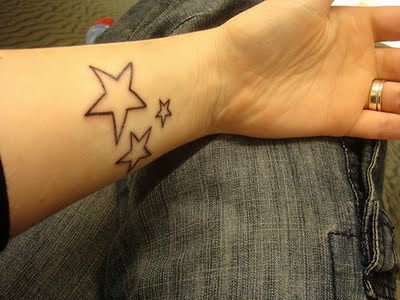 star tattoos for wrist