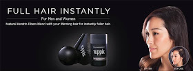 toppik, toppik malaysia, toppik hair building fibers, hair thinning