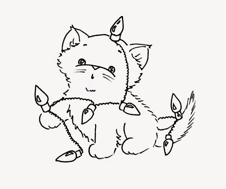 Kitty Cats Coloring Pages 2