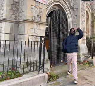 Kwesi Arthur  Shares New Photos On Instagram Posing In The Street Of London