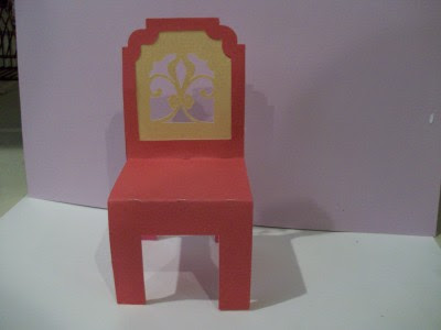 If you use good quality card stock they are quite sturdy Chair 5svg