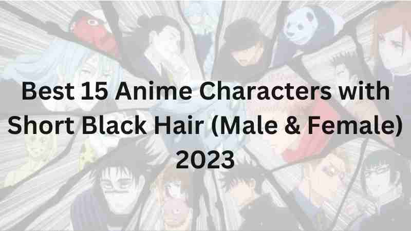 Best 15 Anime Characters with Short Black Hair (Male & Female) 2023