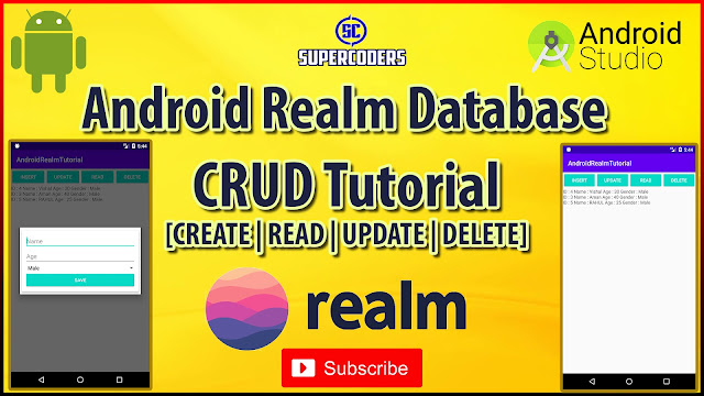 Android Realm CRUD Tutorial | [ CREATE | READ | UPDATE | DELETE ]
