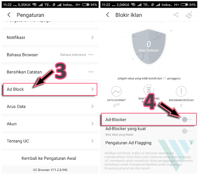 Agar Iklan Tetap Muncul di UC Browser