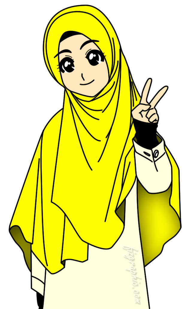 My Little Sunshine kartun  muslimah  cantik  n comel