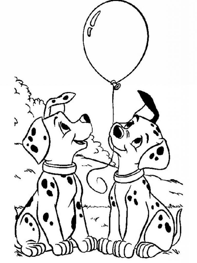 101 Dalmations Coloring Pages