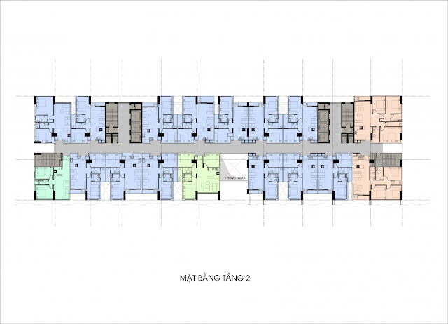Mặt bằng tầng căn hộ Aview 2 - GreenLife Bình Chánh