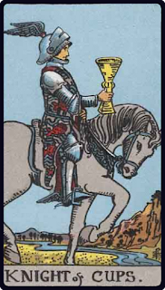 The Knight of Cups - Tarot Card from the Rider-Waite Deck