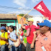 Comando de Campaña Simón Bolívar Caroní realizó caminata en respaldo del presidente Nicolás Maduro (Fotos)
