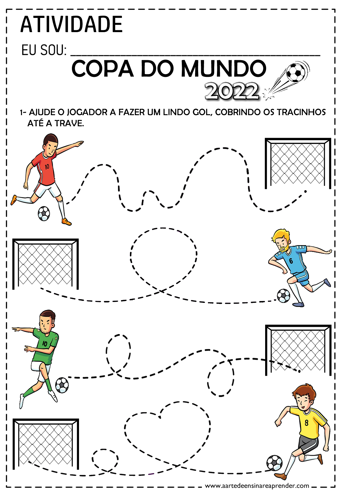 Arte De Ensinar Atividade Infantil Copa Do Mundo Planos De Aula Hot