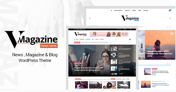 Vmagazine - Blog and Magazine WordPress Themes