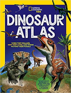 nat geo kids dinosaur atlas, national geographic kids books
