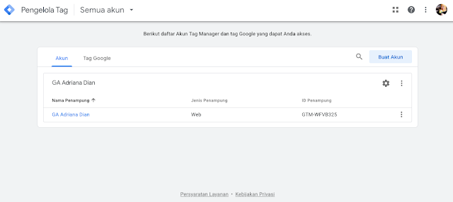 membuat tag manager GA4