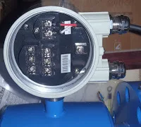 wiring power input of electromagnetic flow meter