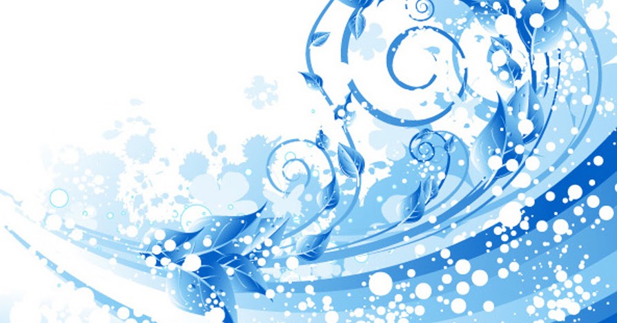 Free Vector がらくた素材庫 涼しい水のクリップアート Cool Water Theme Vector イラスト素材