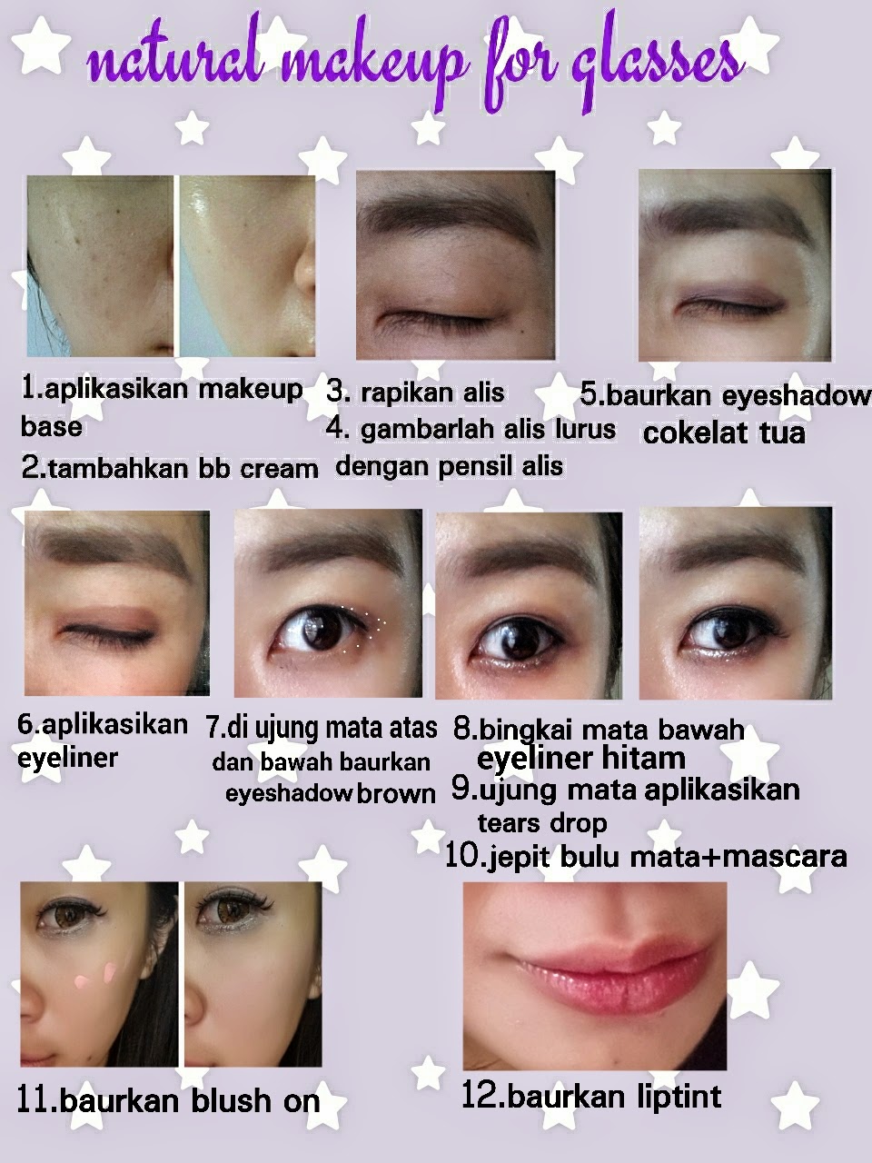 MAKEUP TUTORIAL MAKEUP NATURAL UNTUK YANG BERKACAMATA Shanty Huang