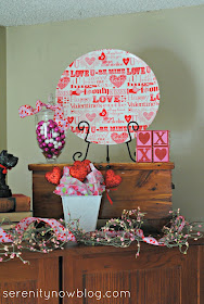 Valentine's Day Decorations, from Serenity Now blog